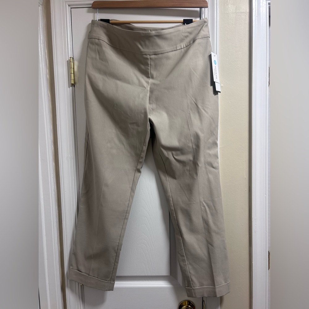 Tribal | Fia Cuffed Straight Trouser in Khaki | Women’s Office Pant | NWT - Picture 5 of 5